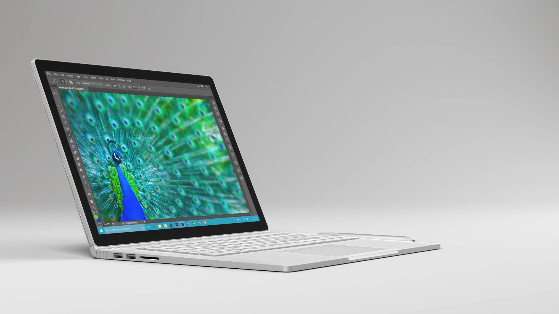 Microsoft presented its new convertible notebook Surface Book 2 ...